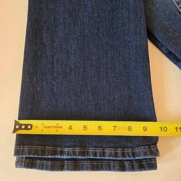 NWT Vipones Womens High Rise Zip Fly Bootcut Denim jeans Blue Size 10 - Picture 9 of 12